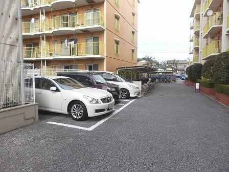 Parking lot. Common areas