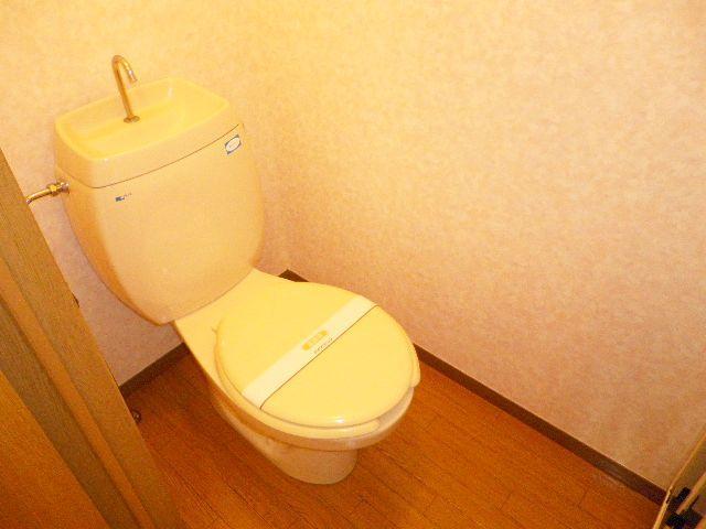 Toilet. Toilet is wide