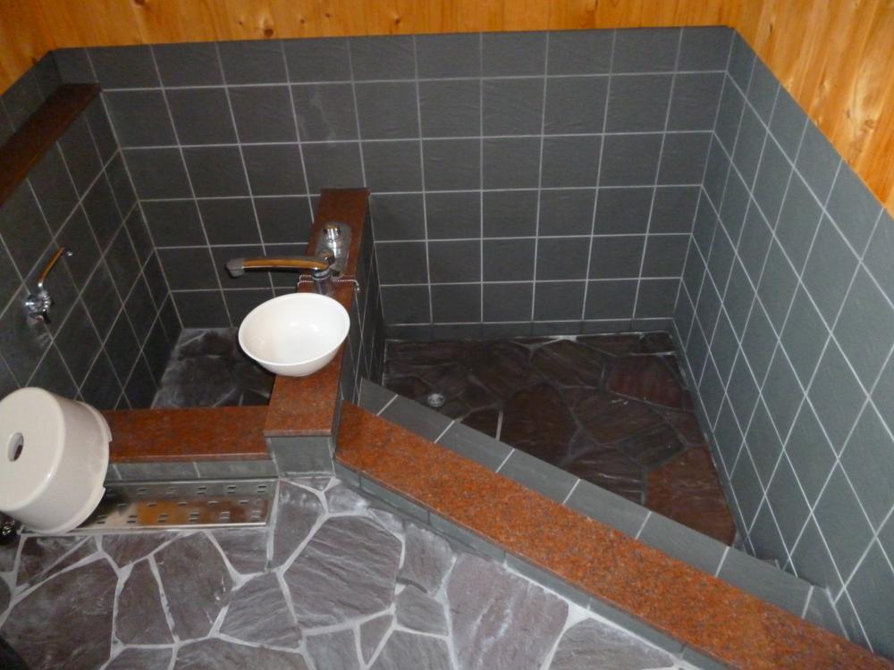 Bathroom. Luxury bathroom tub 2 places