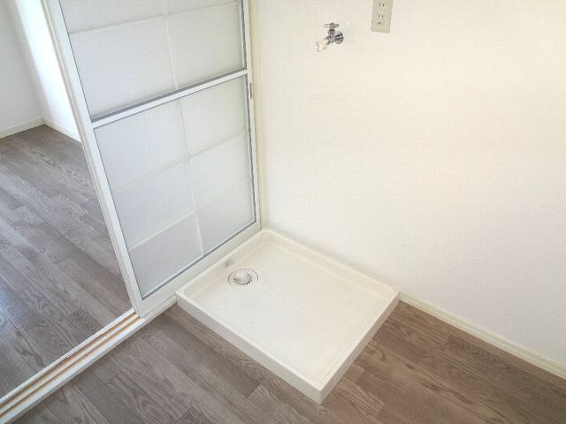 Other room space. It is indoor washing machine Storage. 