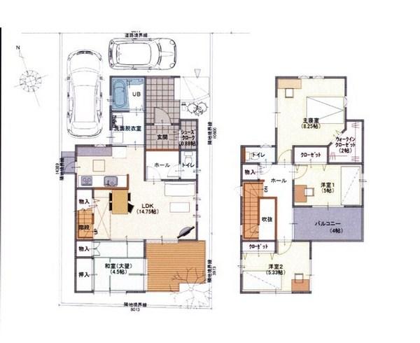 Floor plan. 39,900,000 yen, 4LDK, Land area 116.02 sq m , Building area 99.36 sq m