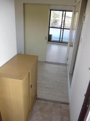 Entrance. With cupboard