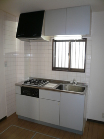 Kitchen. System kitchen with a window ☆