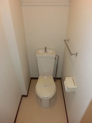 Toilet. Separated toilet