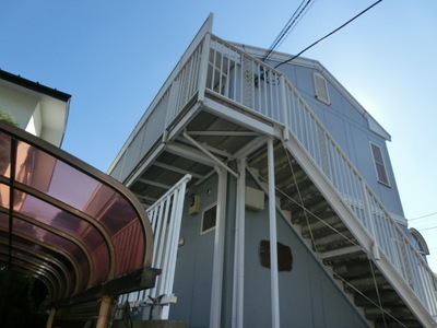 Building appearance. South-facing balcony sunny