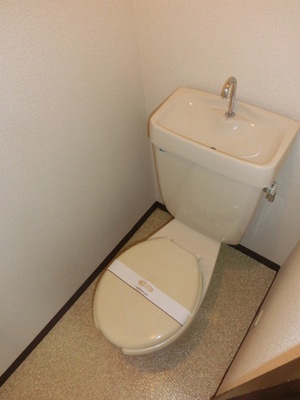 Toilet. Separated toilet