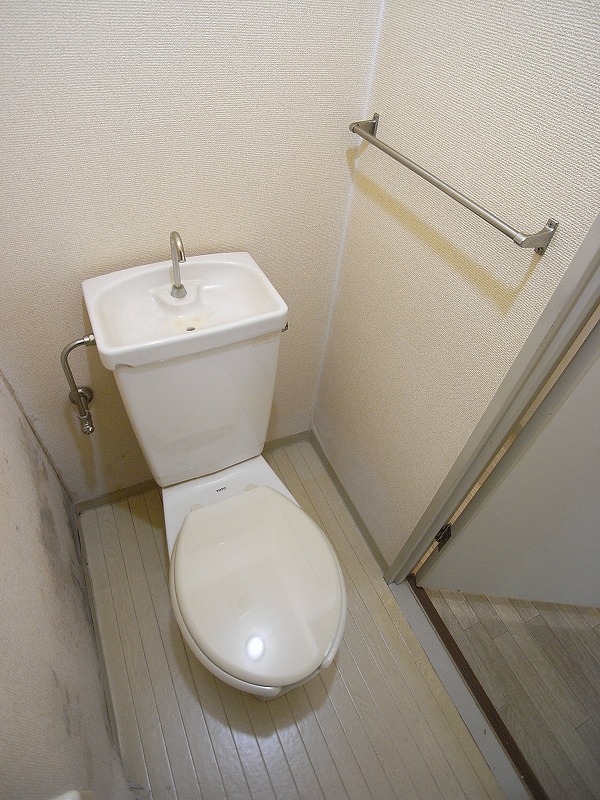 Toilet. Separate floor plans and bath