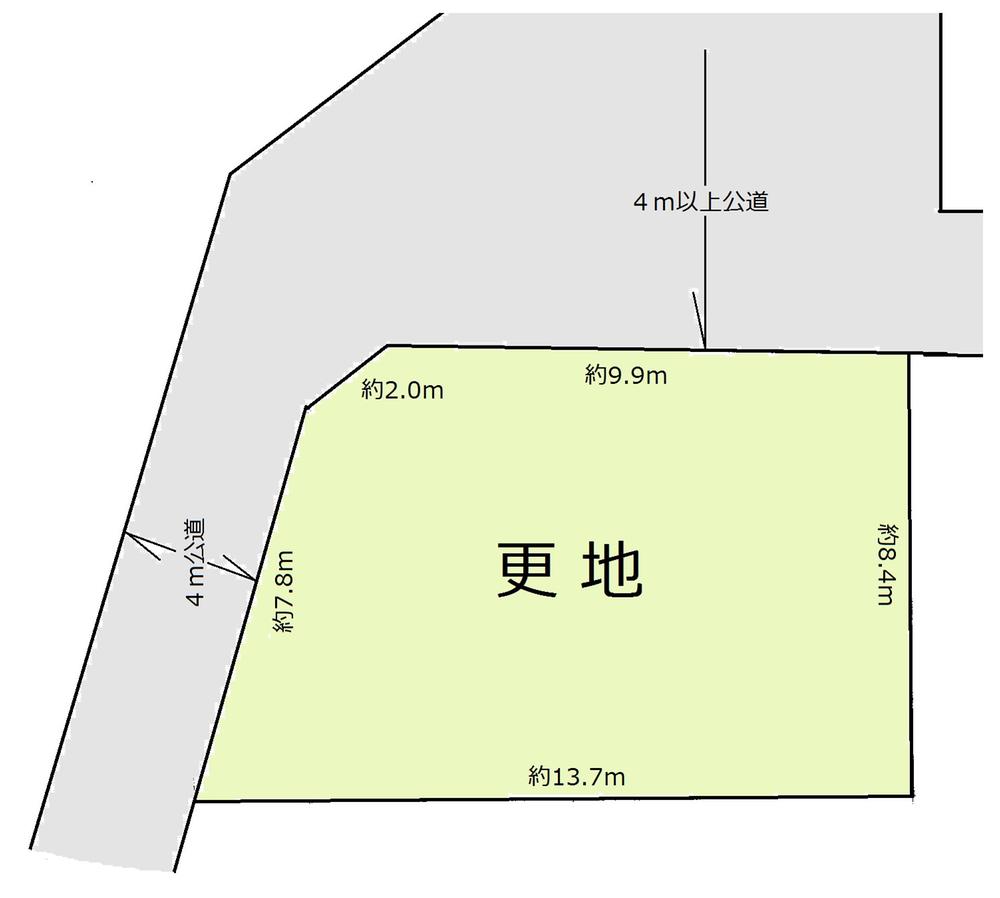 Compartment figure. Land price 11 million yen, Land area 105.85 sq m