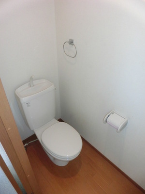 Toilet. Separated toilet