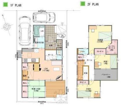 Floor plan. 39,900,000 yen, 4LDK, Land area 116.02 sq m , Building area 99.36 sq m   [Floor plan] Storage of each room is of course there is confidence in the storage capacity provided such as SIC in addition to the living room