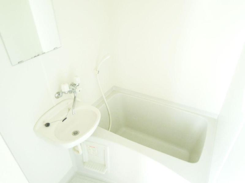 Bath. Bathroom with cleanliness that has also been installed wash basin also mirror