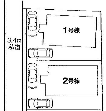 Compartment figure. 35,800,000 yen, 4LDK, Land area 125.11 sq m , Building area 97.91 sq m