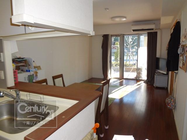 Living. Living room, including the kitchen