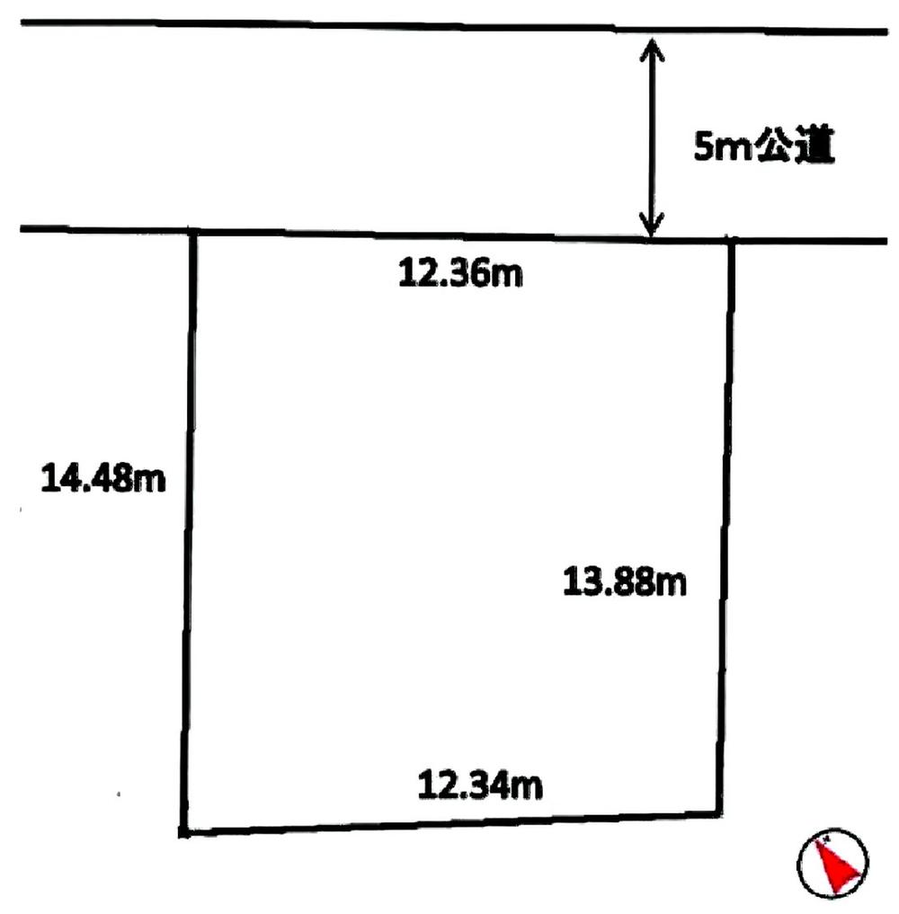 Compartment figure. Land price 19,800,000 yen, Land area 175.19 sq m