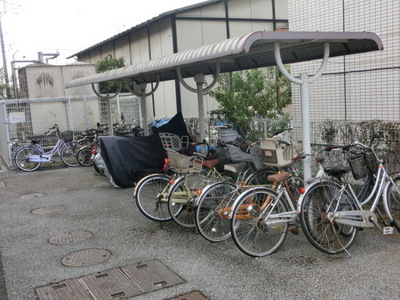 Other common areas. On-site bicycle parking lot