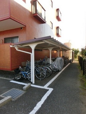 Other common areas. On-site bicycle parking lot