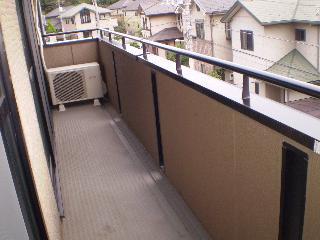 Balcony. Wide balcony. Laundry is a lot Jose.