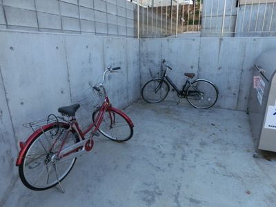 Other common areas. It is a bicycle parking space