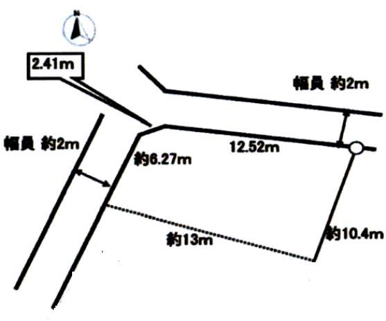 Compartment figure. Land price 13,900,000 yen, Land area 128.37 sq m