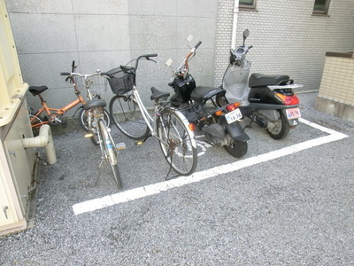 Other common areas. bicycle parking space