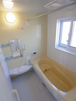Bath. There are large windows, No buildup of moisture if ventilation after bathing.