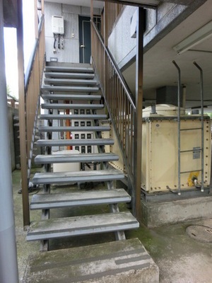 Entrance. Joint stairs