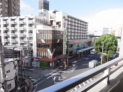 View. It is the scenery that saw the Inage Station area from balcony.