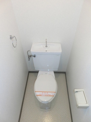 Toilet. Separated toilet