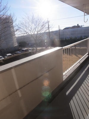 Balcony. Sunny balcony in the south