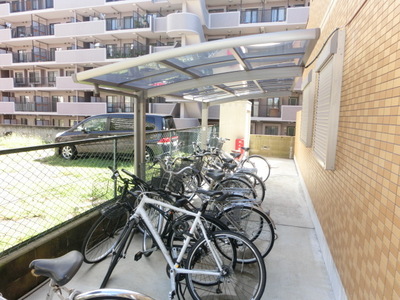 Other common areas. Happy Covered bicycle parking