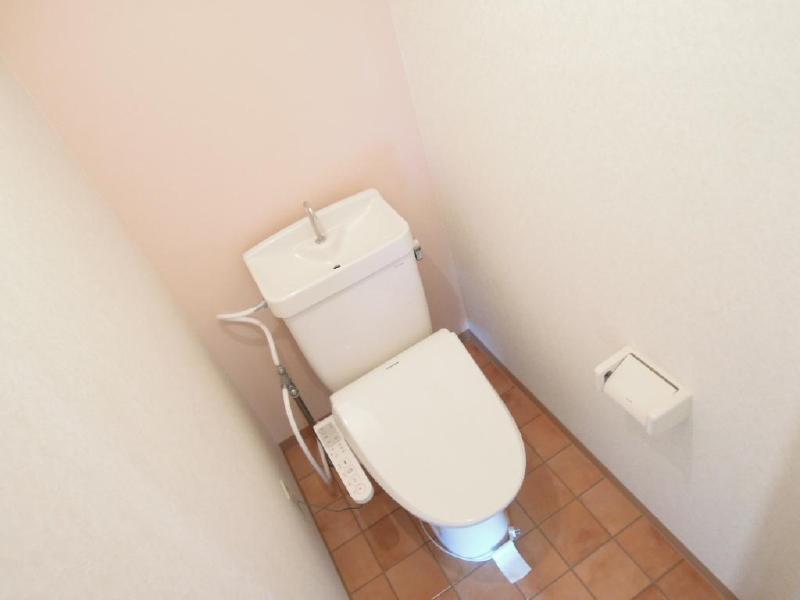 Toilet. Clean toilets space of Washlet equipped