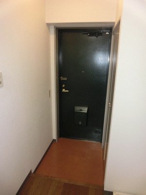 Entrance. Entrance with a shoe box