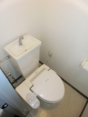 Toilet. With Washlet