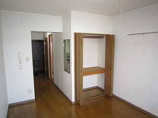 Living and room. Wide closet, Housed in two places