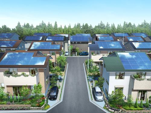 Cityscape Rendering. Cityscape Rendering (sunlight)