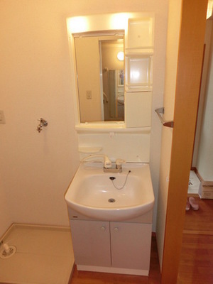 Washroom. Independent wash basin