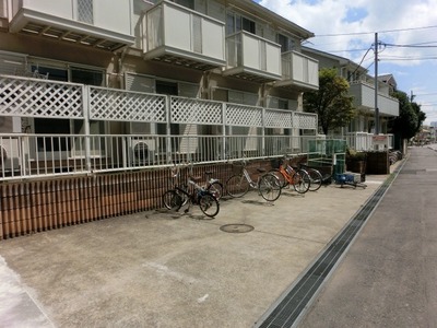 Other common areas. On-site bicycle parking lot