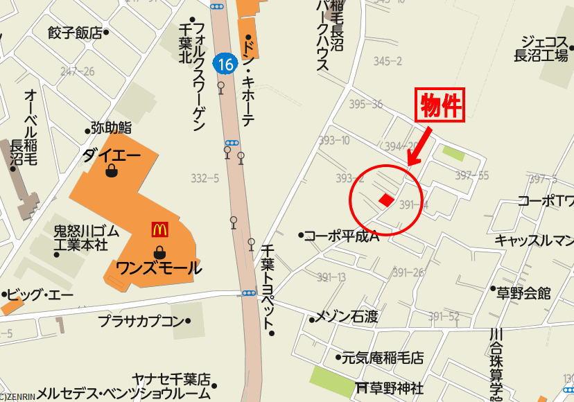 Local guide map. Within a 10-minute walk from the Mall Ones