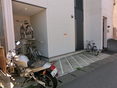 Other common areas. Bicycle parking space