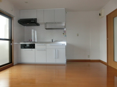 Living and room. Bright dining kitchen