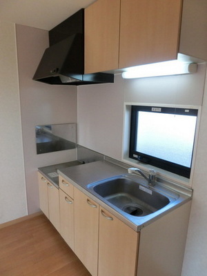 Kitchen. It comes with a ventilation window