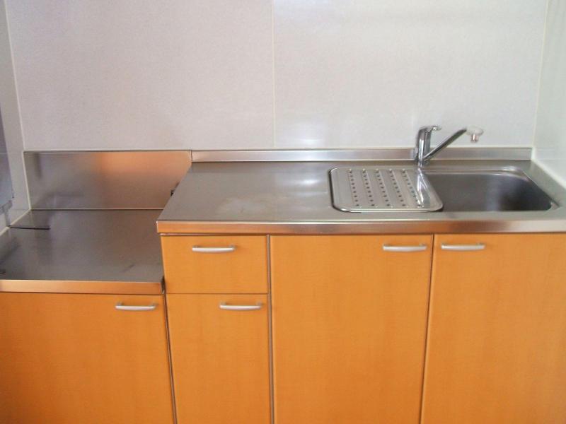 Kitchen. Two-burner gas stove installation Allowed