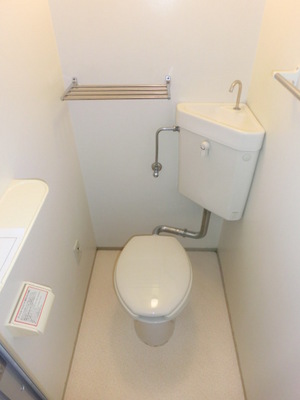 Toilet. Separated toilet