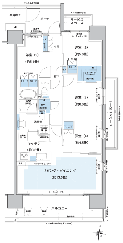 Floor: 4LDK + WIC + N, the occupied area: 82.38 sq m, Price: TBD