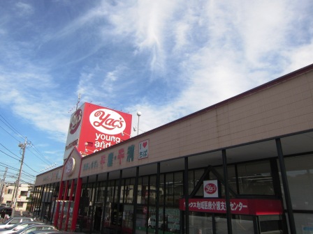 Supermarket. Yakkusu Sakusabe store up to (super) 1130m