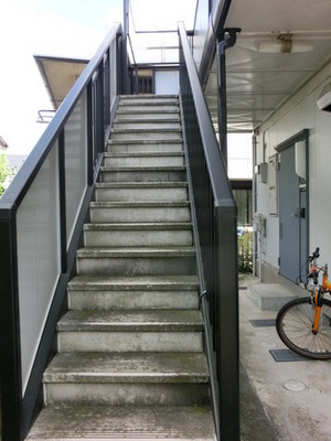 Entrance. Joint stairs