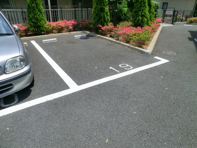 Parking lot. On-site parking