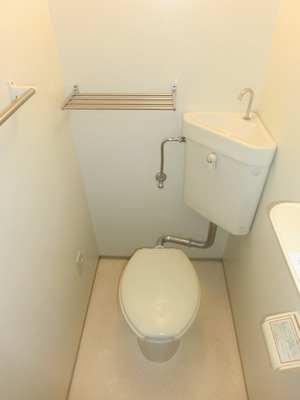 Toilet. Separated toilet