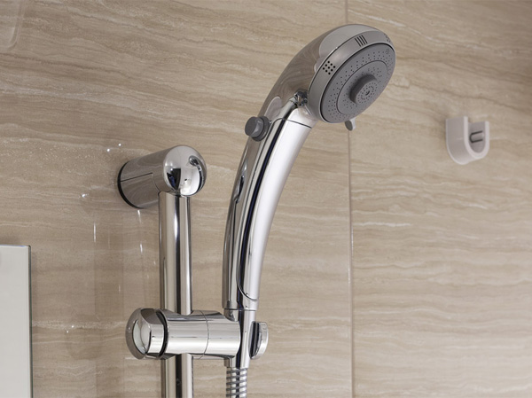 Bathing-wash room.  [One-stop massage shower] It has adopted a massage shower head, which can adjust the water flow. One o'clock waterproofing can be operated at hand. (Model Room JOL type)