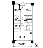 Floor: 3LDK + BW, the occupied area: 72.66 sq m, Price: TBD